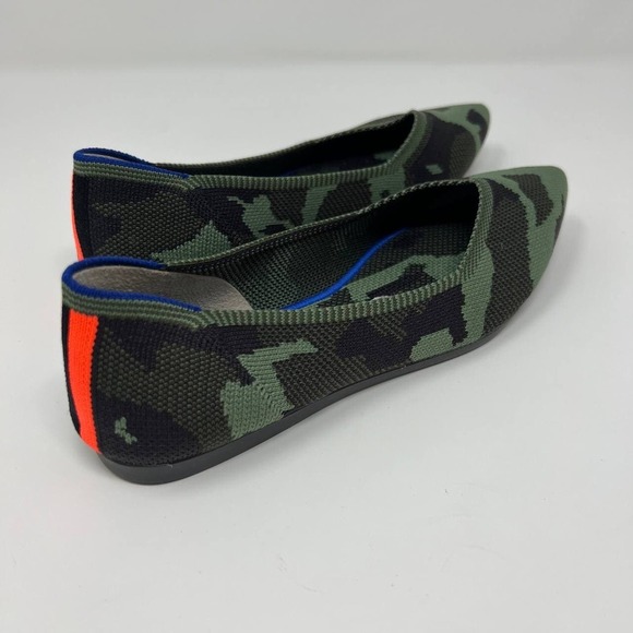 NWOT Rothy's The Point Women's Flats Size 6.5 Camo - Picture 2 of 9